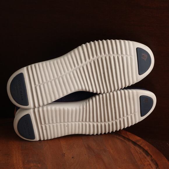 Cole Haan Oxfords Men SZ 11M Blue Stitchlite Zerogrand Wingtip Dress Shoe C27569 - Picture 9 of 13